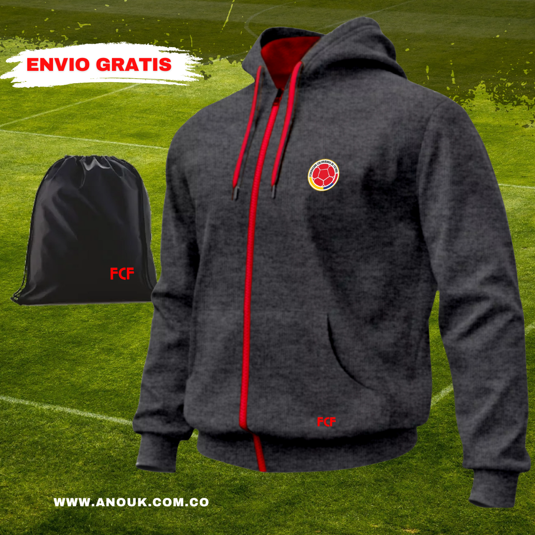 Chaqueta Selección Colombia algodón perchado 280gr tula