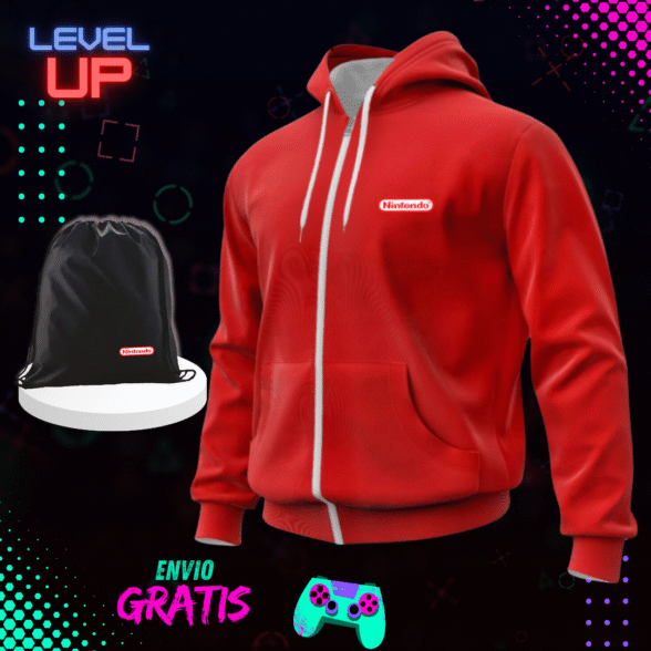 Chaqueta Nintendo Algodón perchado en tula