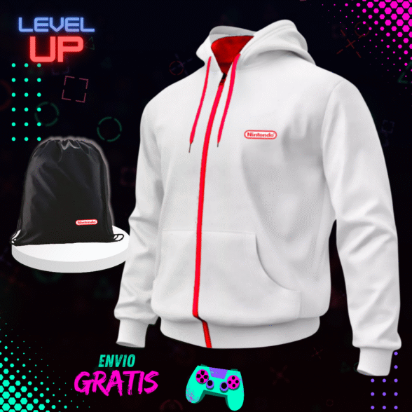Chaqueta Nintendo Algodón perchado en tula - Image 2
