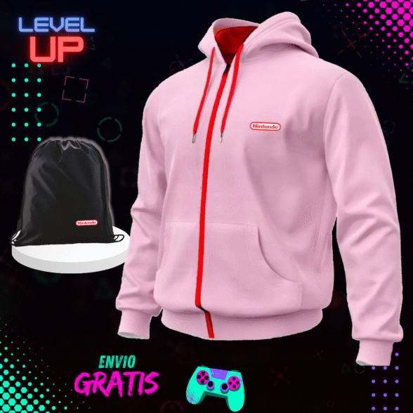 Chaqueta Nintendo Algodón perchado en tula - Image 5
