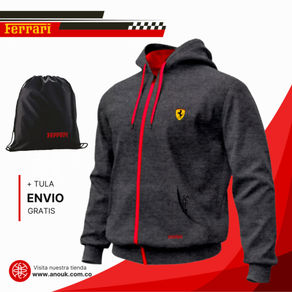 Chaqueta Ferrari Algodón perchado en tula - Image 4