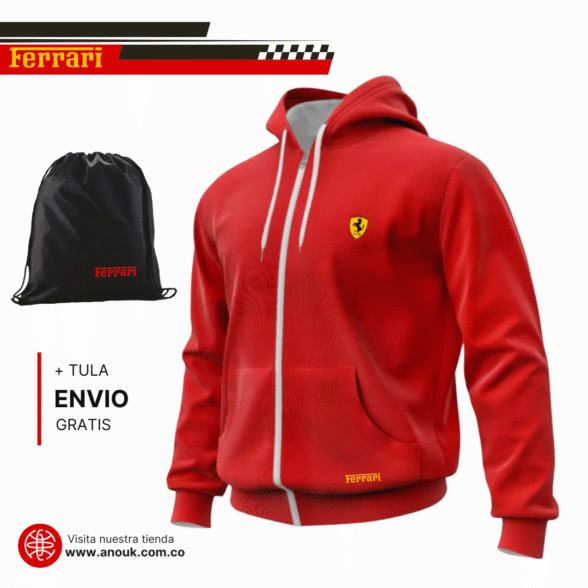 Chaqueta Ferrari Algodón perchado en tula - Image 2