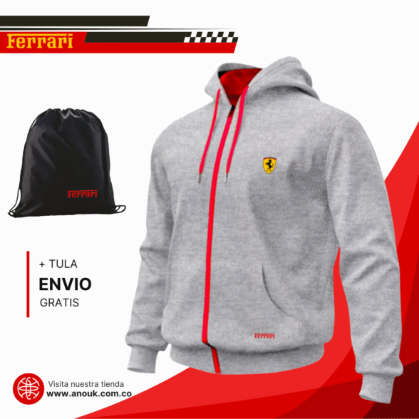Chaqueta Ferrari Algodón perchado en tula - Image 5