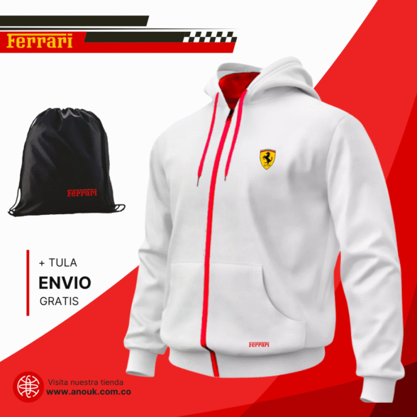 Chaqueta Ferrari Algodón perchado en tula - Image 7
