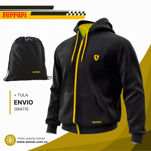 Chaqueta Ferrari Algodón perchado en tula - Image 6