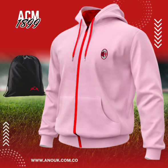 Chaqueta AC Milan Algodón perchado en tula - Image 6