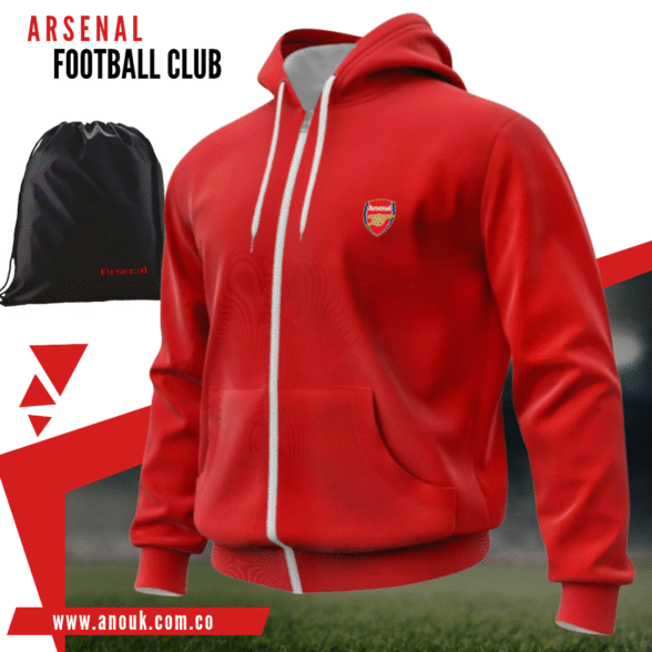 Chaqueta Arsenal FC Algodón perchado en tula - Image 4