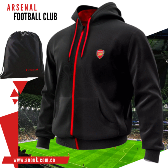 Chaqueta Arsenal FC Algodón perchado en tula - Image 3