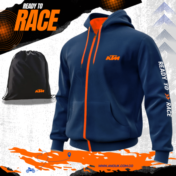 Chaqueta KTM Algodón perchado en tula - Image 3