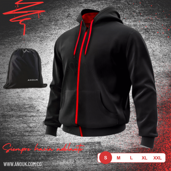 Chaqueta Cremallera Algodón perchado en tula - Image 10