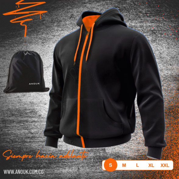 Chaqueta Cremallera Algodón perchado en tula - Image 12