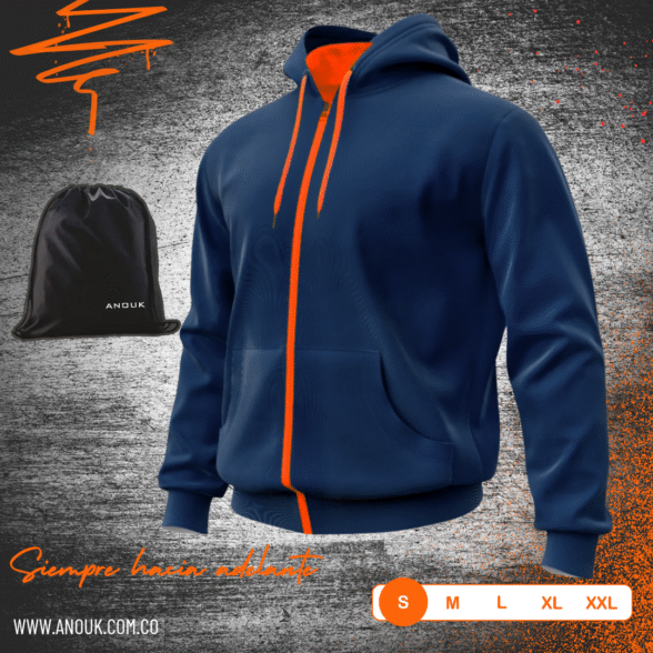 Chaqueta Cremallera Algodón perchado en tula - Image 8