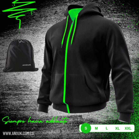 Chaqueta Cremallera Algodón perchado en tula - Image 6