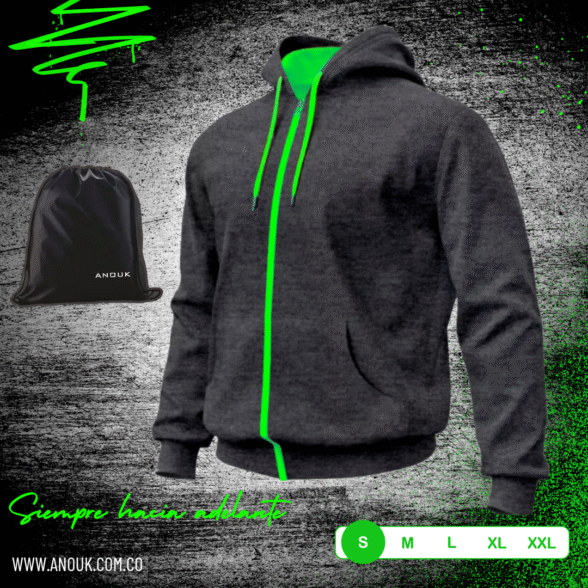 Chaqueta Cremallera Algodón perchado en tula - Image 3