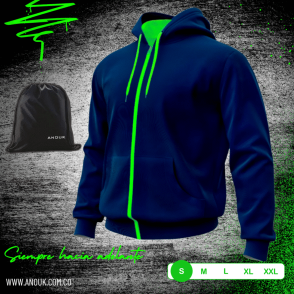 Chaqueta Cremallera Algodón perchado en tula - Image 13