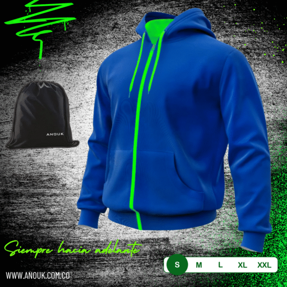 Chaqueta Cremallera Algodón perchado en tula - Image 11