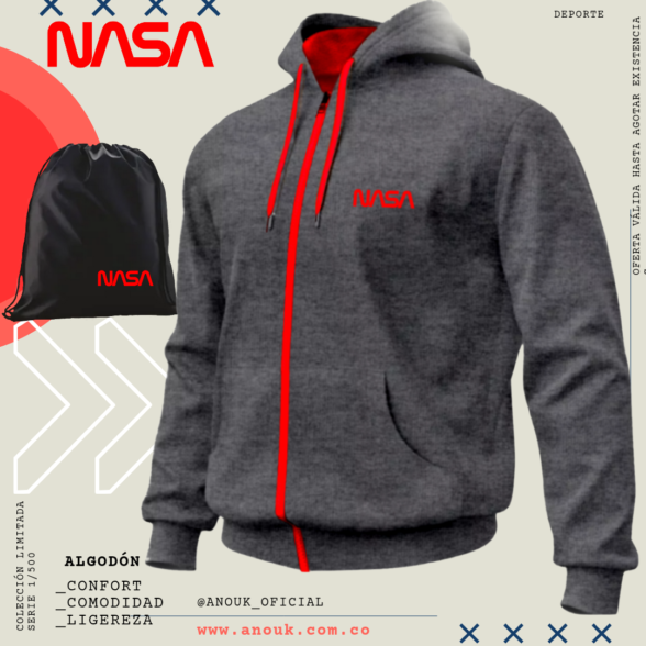 Chaqueta La Nasa Algodón perchado en tula - Image 4