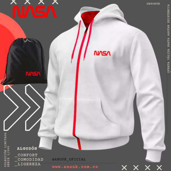 Chaqueta La Nasa Algodón perchado en tula - Image 3