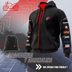 Chaqueta Moteros Algodón perchado en tula