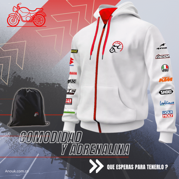 Chaqueta Moteros Algodón perchado en tula - Image 3