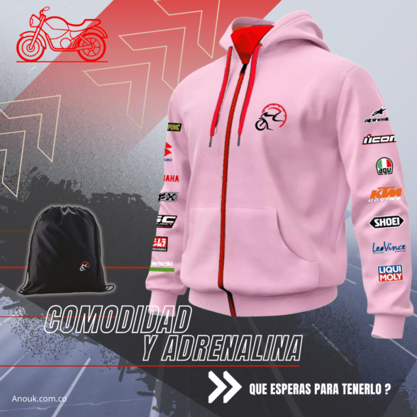 Chaqueta Moteros Algodón perchado en tula - Image 2